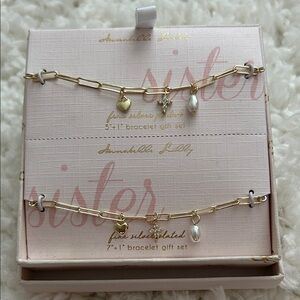Annabelle Gold Charm Bracelet Set